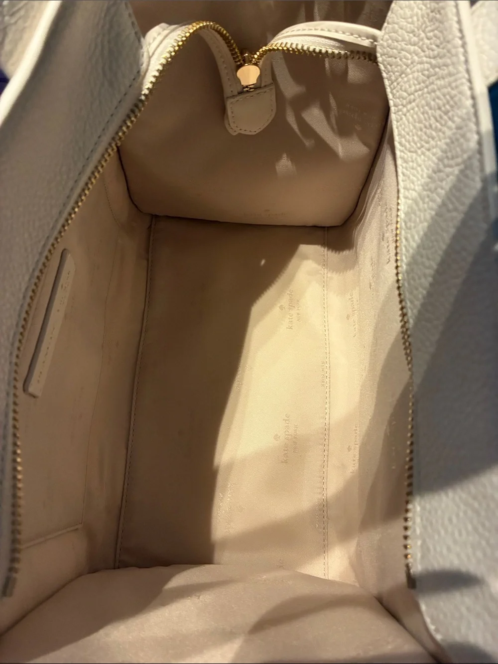 kate spade white Snoopy & Woodstock Printed Tote